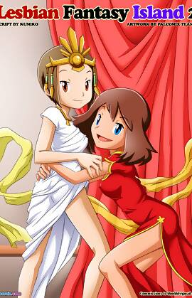 Lesbian Fantasy Island - Digimon, Pokemon  (Chapter 02 - Kari And May)