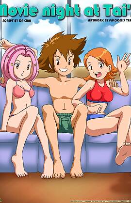 Movie Night At Tai/s - Digimon  (Chapter 01)