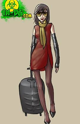 IDG Sketches And Pin-ups  (Chapter 12 - Robot With Hana)