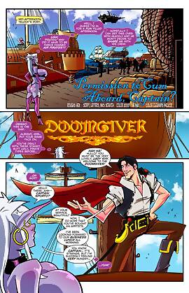 Main Comic Series  (Chapter 05 - Cum Aboard)