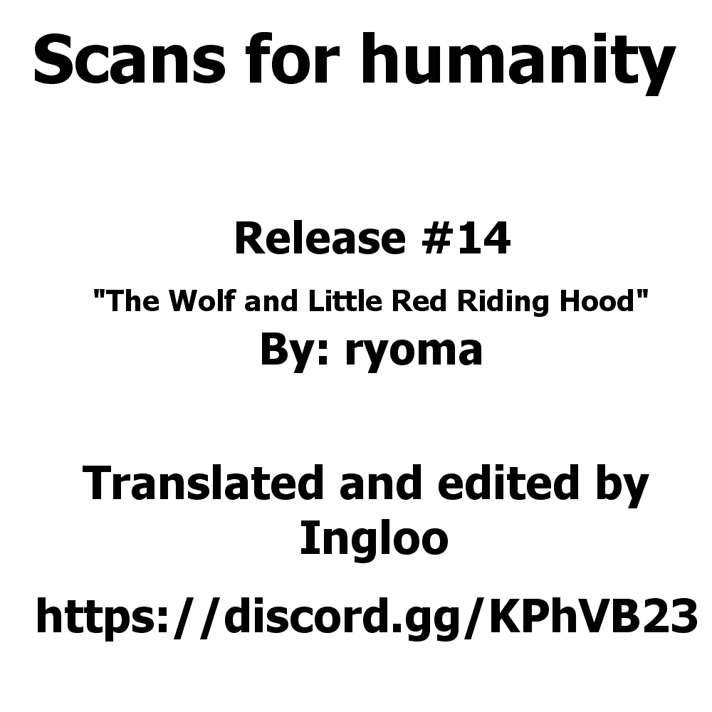 The Wolf And Little Red Riding Hood  (Chapter 01)