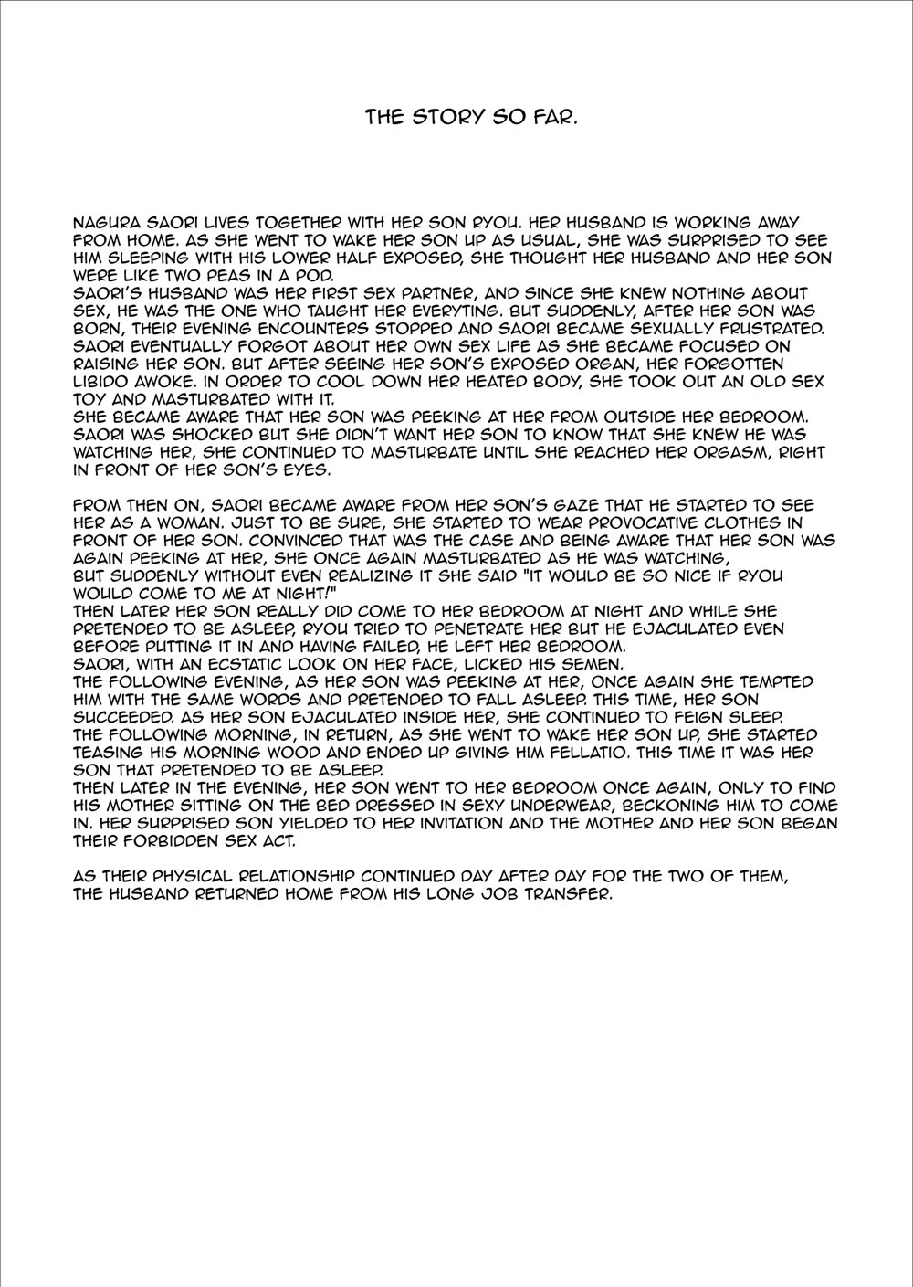 Neighborhood Seduction  (Chapter 07 - Son Making Love To His Mother Beside Her Husband)