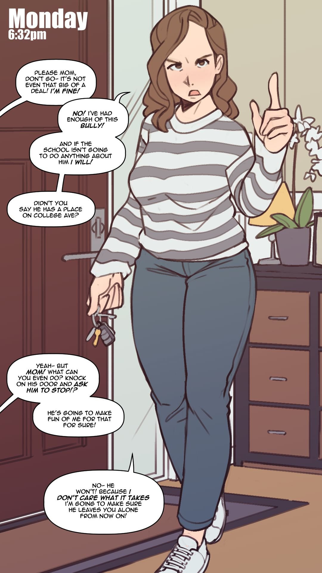 Mom Deals With My Bully (Chapter 01)