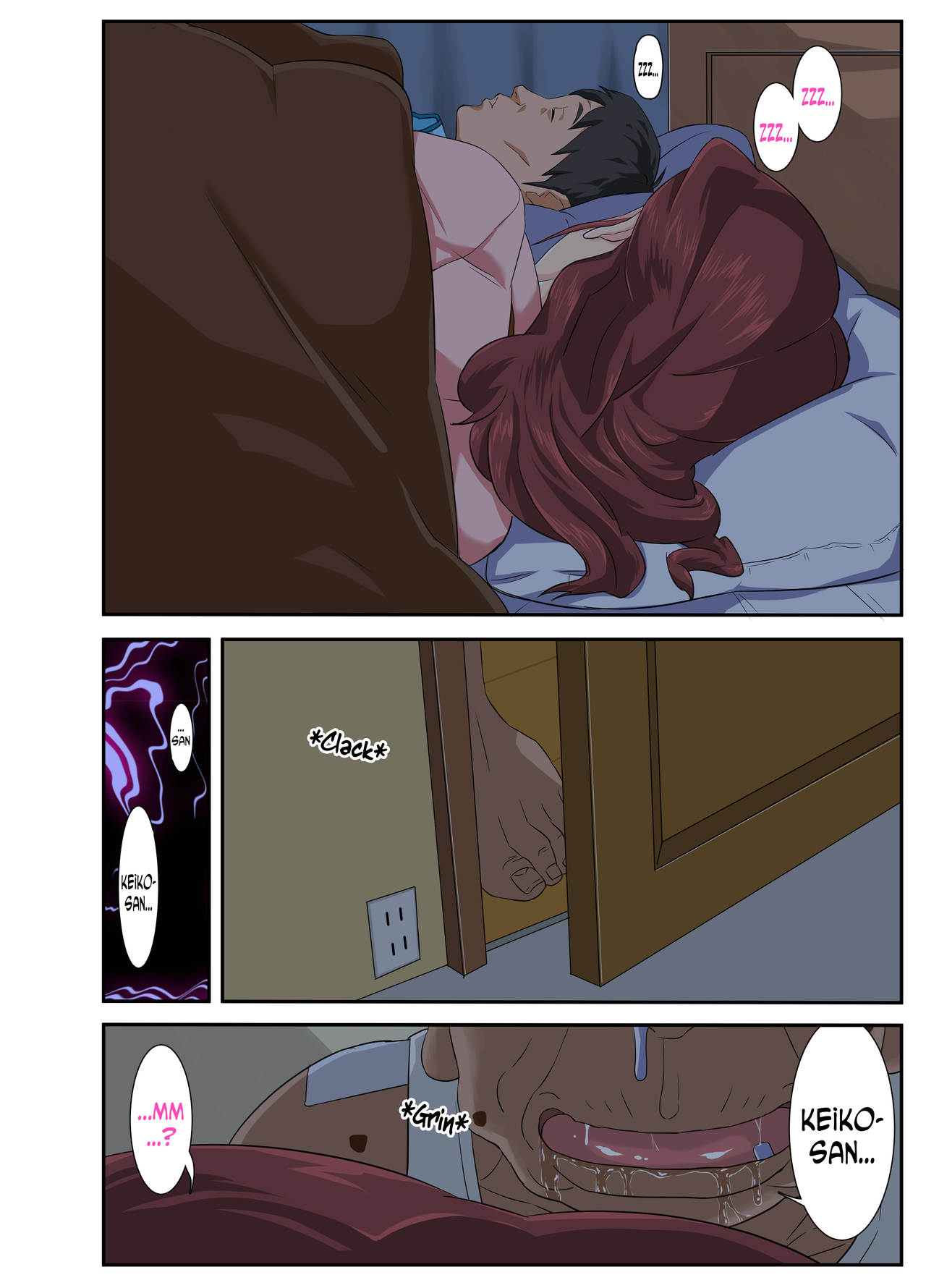 Kyojiri Tsuma Keiko To Zetsurin! Sukebe Jii  (Chapter 1)