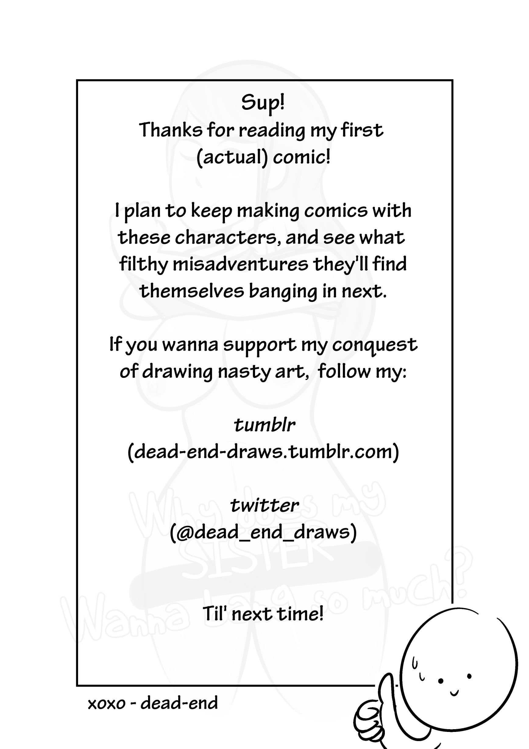 Why/s My Sis Wanna Bang So Much?  (Chapter 01)