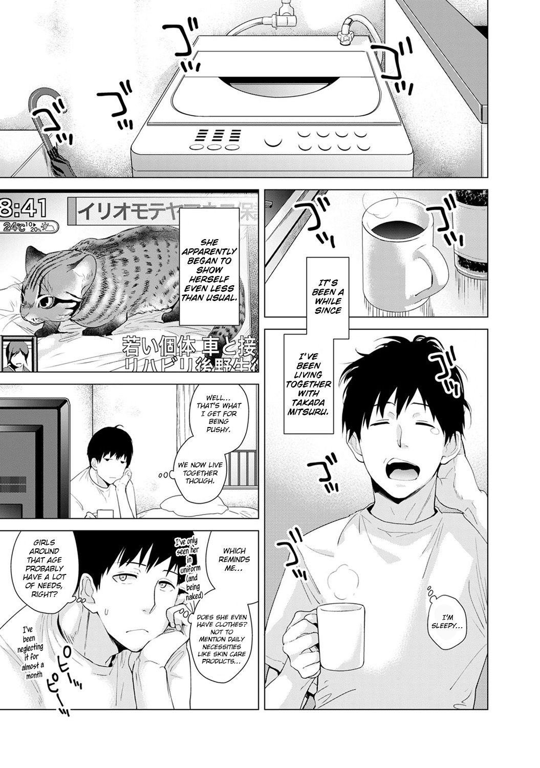 Living Together With A Stray Cat Girl  (Chapter 01)