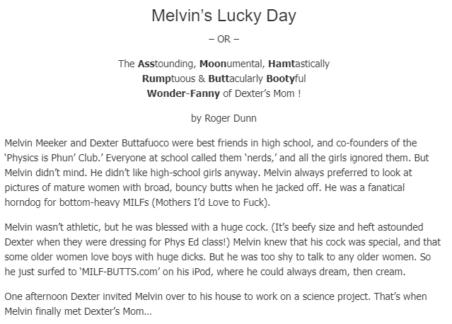 Melvin/s Lucky Day  (Chapter 01)